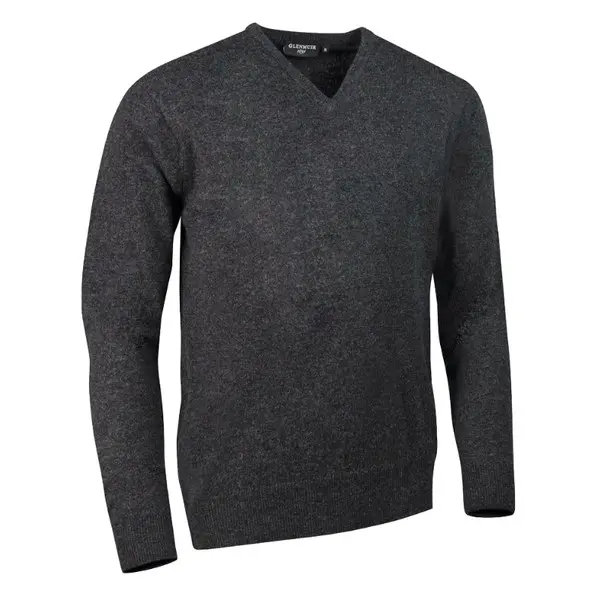 Glenmuir Mens Lomond Lambswool V Neck Golf Sweater MKL5900VN